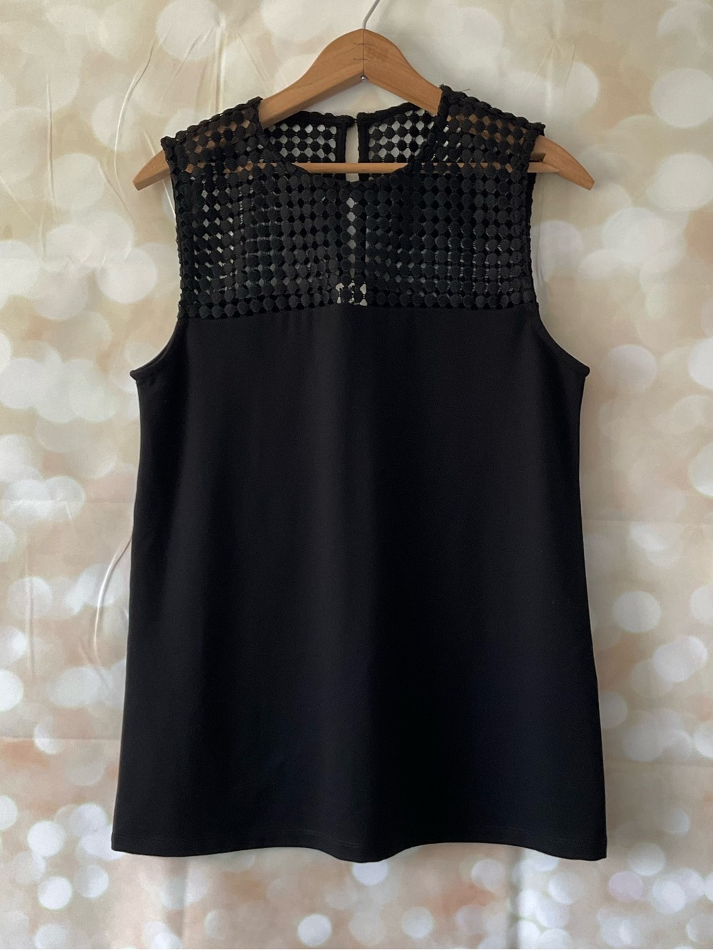 Ann Klein Black Blouse
